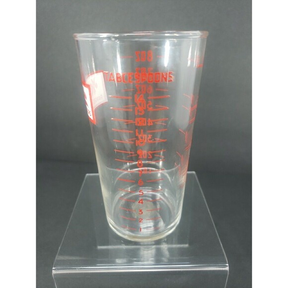 Monarch Ranges & Heaters Measuring Glass Tablespoons Cup Ounces Vintage MCM - Picture 3 of 15